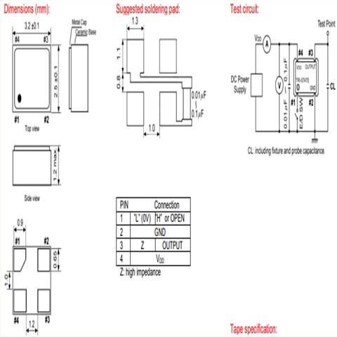 石英晶体振荡器,12.95004 KXO-V96晶振,格耶有源晶振