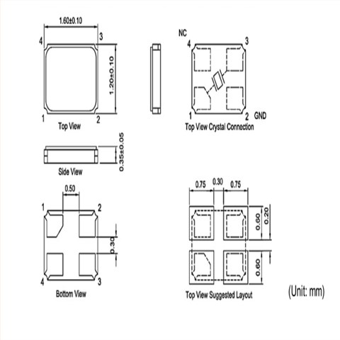 8Q-24.000MDDQ-T,石英晶体1612,TXC晶体谐振器