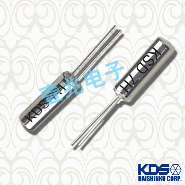 日本KDS晶振,DT-38圆柱晶振,1TC125DFNS030插件晶振