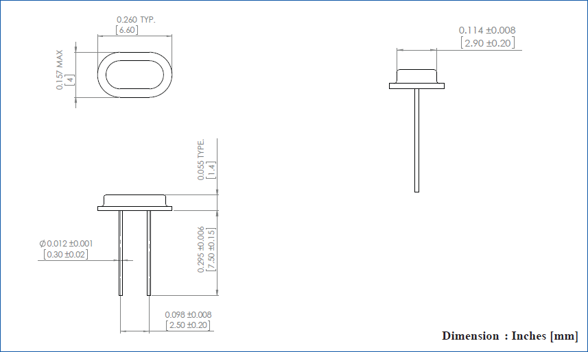 ABL7M2 6.6-4.0-1.4mm