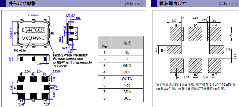 SG-8506CA 7050 CMOS