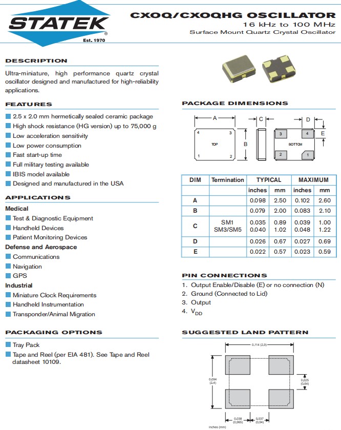 CXOQ，CXOQHG,2520