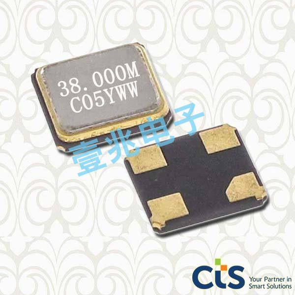 CTS贴片晶振,405C35B25M00000,5032石英晶振